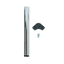 Gambe per Tavolo Ø80 mm di Acciaio Nichel Satinato Acciaio Emuca