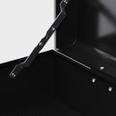 Cassetta per Attrezzi 6 Cassetti con Serratura 60x26x34 cm in Acciaio Nero