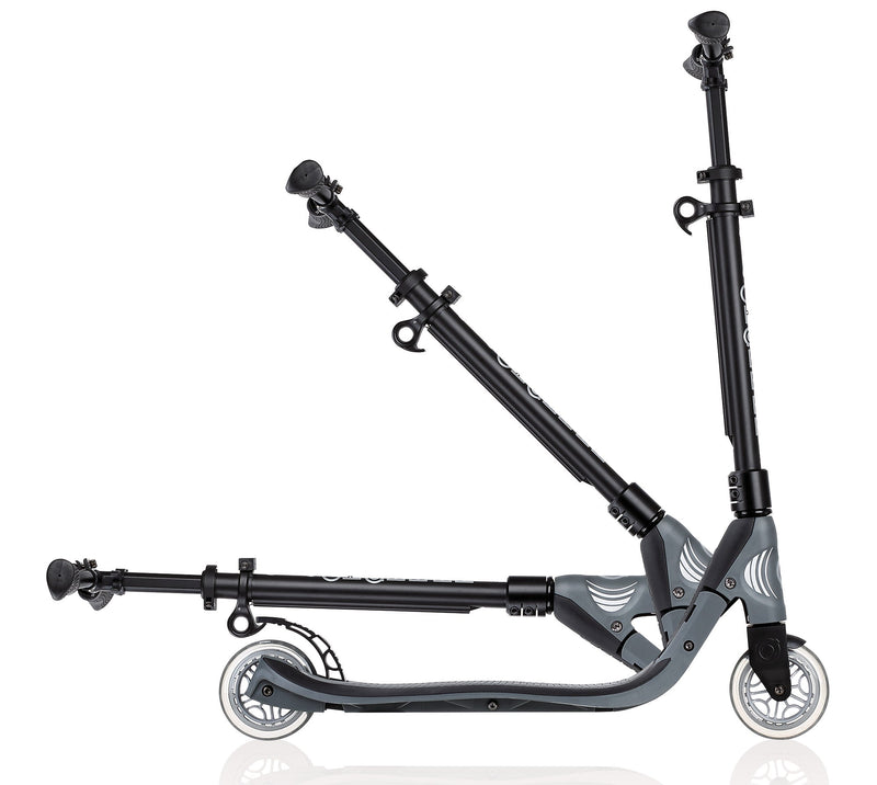 Monopattino 2 Ruote in Alluminio Globber One Nl 125 Nero e Grigio