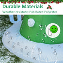 Babbo Natale con Albero Gonfiabile 190x100x210 cm con Luci a LED 