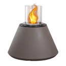 Camino a Bioetanolo Braciere da Pavimento Ø60xh56 cm per Interno ed Esterno Stromboli Tortora