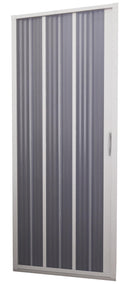 Porta Doccia 1 Anta a Soffietto in PVC H185 cm Dorini Bianco Varie Misure