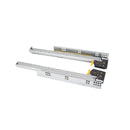 Guide Cassetto con Estrazione Soft 440 mm in Acciaio Emuca Bianco