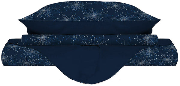 prezzo Feuerwerk bedruckter Bettbezug mit Kissenbezügen in verschiedenen Größen