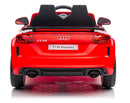 Macchina Elettrica per Bambini 12V Audi TT RS Roadster Rossa