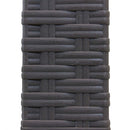 Tavolo Dallas 80x80x74 h cm in Wicker Taupe