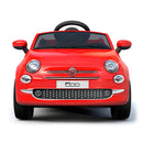 Macchina Elettrica per Bambini 12V con Licenza Fiat 500 Bianca