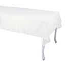 Tovaglia Rettangolare 140x180 cm in Cotone 180 GSM Juliette Bianco