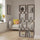 Libreria bifacciale 79x166,5 cm Rail tortora