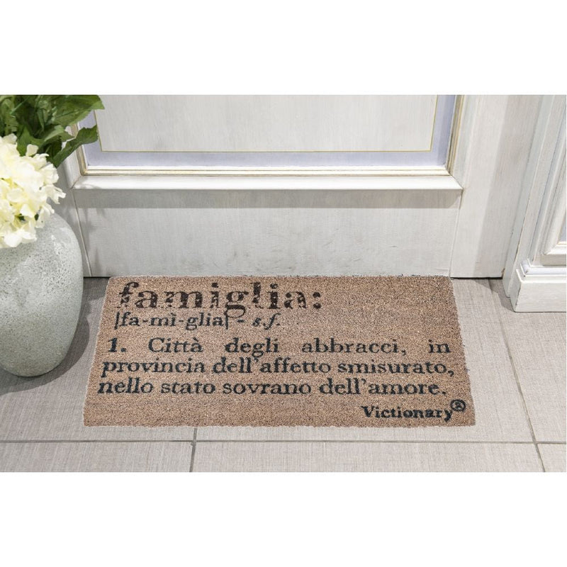 Zerbino "famiglia" 70x1,5x40 cm in Cocco e PVC VdE Tivoli 1996 