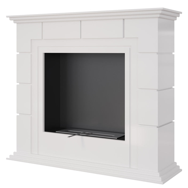 Camino a Bioetanolo da Pavimento 112,2x32 cm Flig Fullerton Bianco