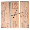 Orologio in legno naturale cm 60x60x3