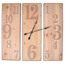 Orologio in legno naturale cm 60x60x3