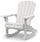 Gartenschaukelsessel 80,5 x 92 x 100,5 cm aus Harz Keter Rocking Adirondack White