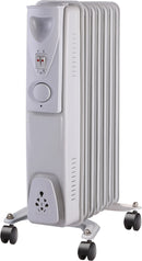 Stufa Termosifone ad Olio 1500W 5 Elementi Qlima EOR2015 Bianca