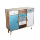 Mobiletto Laval 100x35x90 h cm in Legno Multicolor