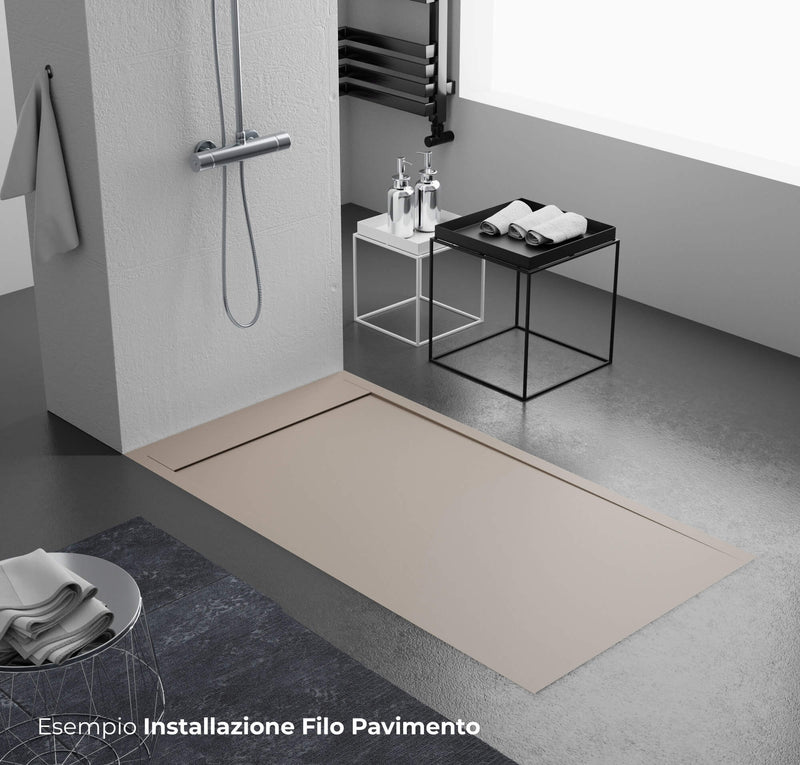 Piatto Doccia in Pietra Bonussi Kamet Moka Varie Misure