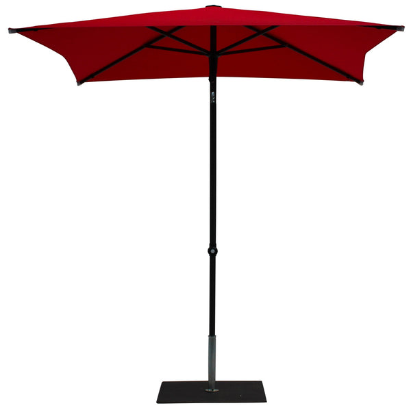 online Ombrellone da Giardino 2x2 m Palo Ø38 mm in Alluminio Tessuto Poliestere Trend Rosso