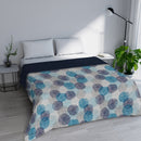 Trapuntino Estivo in Microfibra 100 gr con Stampa Soffioni Blu Basic Varie Misure