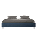 Letto Matrimoniale Extra Large Azelia Blu Varie Misure