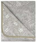 Copridivano con Copri Braccioli in Poliestere e Cotone Beige Varie Misure