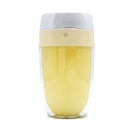 Mini Umidificatore 80x80x152 mm ricaricabile con led colorati Giallo