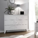 Comò 3 Cassetti 104x45,3x92 cm Pamuk