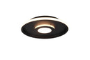 Plafoniera da Interno a led in Metallo Nero Opaco