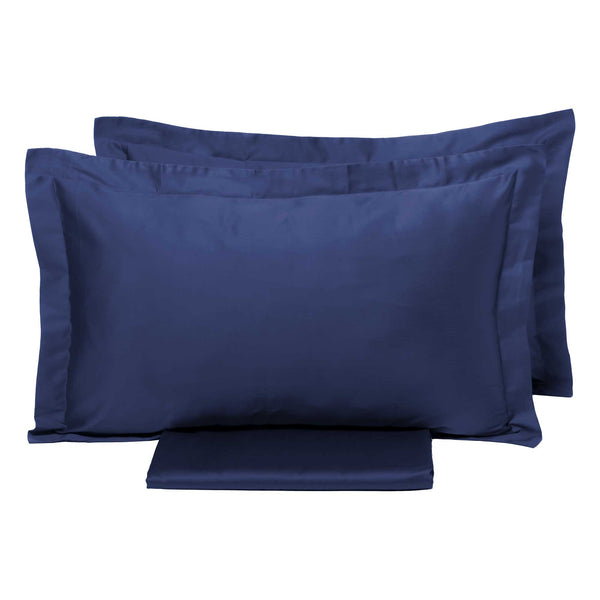 online Doppelbettbezug mit Tasche und einfarbigen Kissenbezügen Garrini Clarice Blue