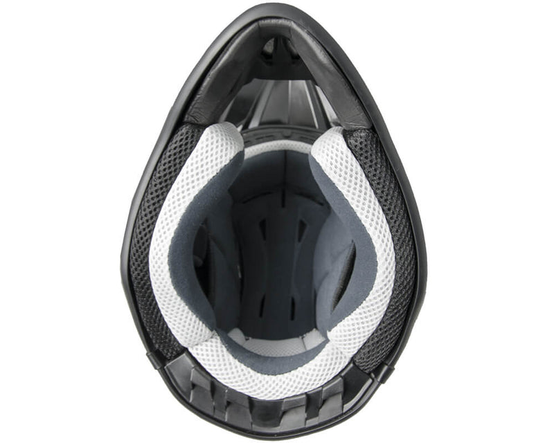 Casco Integrale per Moto Cross con Frontino CGM Track 601G Giallo Fluo