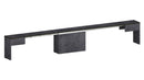 Panca Allungabile 66/290x25x45 cm Pratika Singola A Grigio Ardesia  
