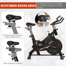 Cyclette per Allenamento Cardio Trainer con Monitor LCD   Nera
