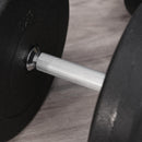 Set 2 Manubri con 12 Dischi Gommati 50 Kg in Acciaio