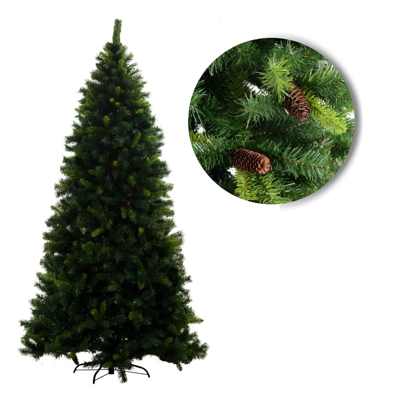 Albero di Natale Artificiale con pigne Adami Monte Sillara Verde Varie Misure