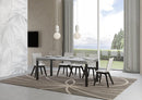 Tavolo Allungabile 110-194x70x77 cm Everyday Cemento e Antracite