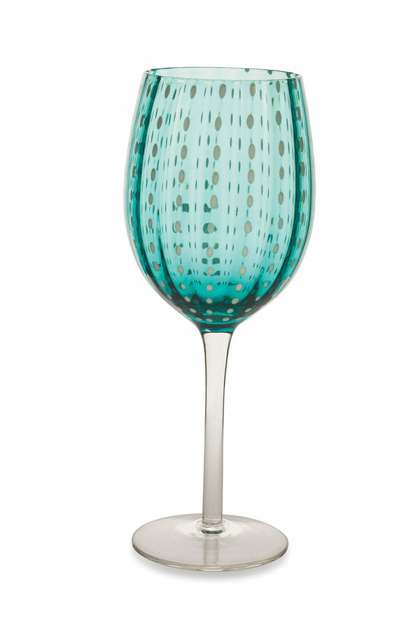 Set 6 Glaskelche 300 ml Villa d'Este Home Tivoli Shiraz Green Cup sconto