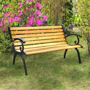 Panca Ghisa Real 126x60x77 h cm in Legno Antracite