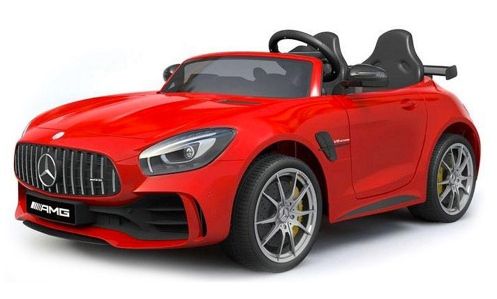Macchina Elettrica per Bambini 2 Posti 24V con Licenza Mercedes GTR AMG Rossa