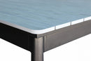 Tavolo Allungabile Guantanamo 200/300x90x76 h cm in Alluminio Antracite