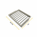 Kit 7 Aste Pantaloni per Armadio 600 mm in Acciaio Emuca Grigio Pietra