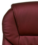 Sedia Poltrona Presidenziale da Ufficio in Similpelle Bozzini Roger Bordeaux