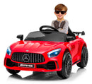 Macchina Elettrica per Bambini 12V con Licenza Mercedes GTR Small AMG Rossa