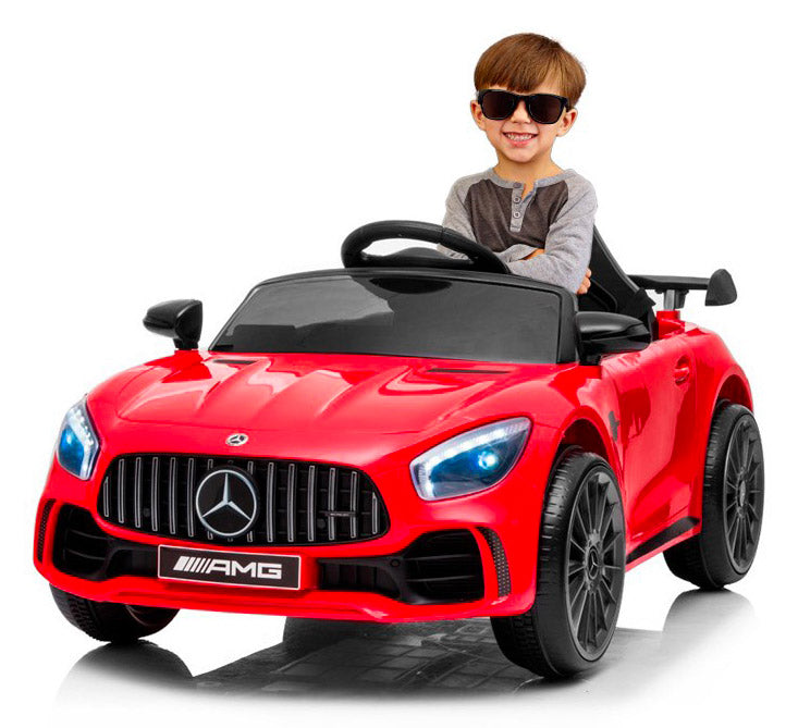Macchina Elettrica per Bambini 12V con Licenza Mercedes GTR Small AMG Rossa
