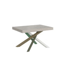 Tavolo Allungabile 120/380x90 cm Volantis Cashmere Gambe Multicolore 4/A      