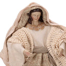 Natività tessuto set 3pz beige cm xh25,5