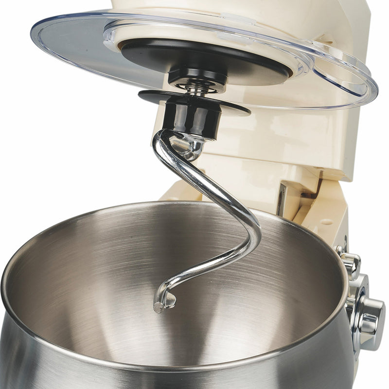 Impastatrice Planetaria 5 Litri 6 Velocità 1300W Ciotola in Acciaio Kooper Atena Avorio