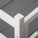 Cuccia per Cani da Esterno 60x46x65 cm in Legno di abete Grigio