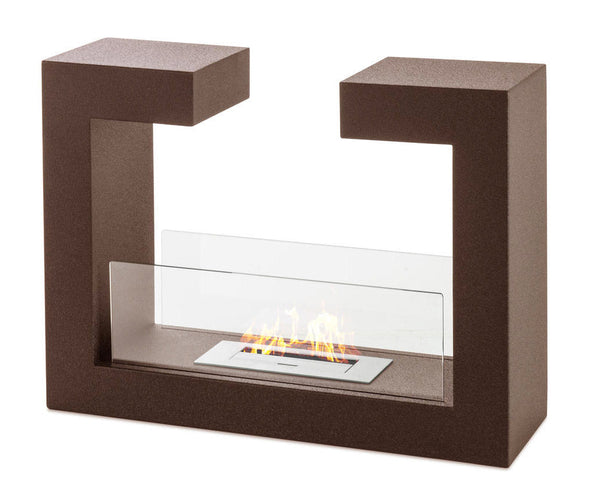 Bioethanol Bodenkamin 78x25x58 cm Rost sconto