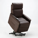 Poltrona Alzapersona Elettrica 1 Motore 60x73x104 cmin Similpelle Marrone
