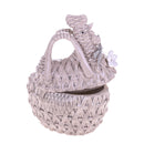 Set 2 Galline Decorative in Ceramica Apribile H 20 cm